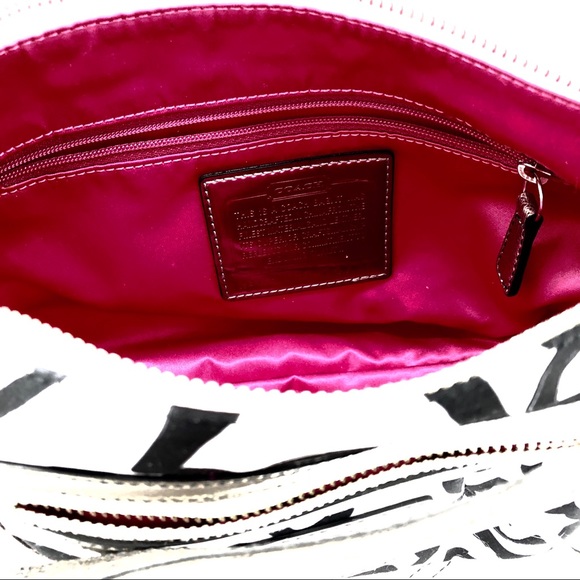 Coach Ltd Poppy Graffiti Convertible Shoulder Bag - Picture 7 of 7